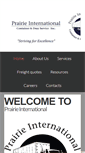 Mobile Screenshot of prairie-intl.com